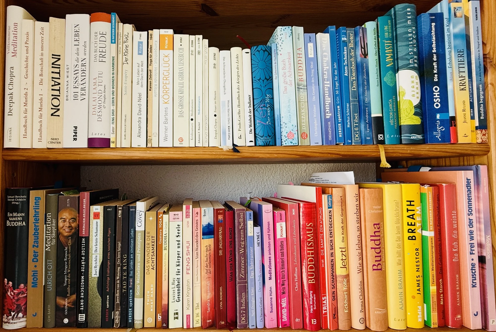Buecher zu Meditation, Yoga und Spiritualität
